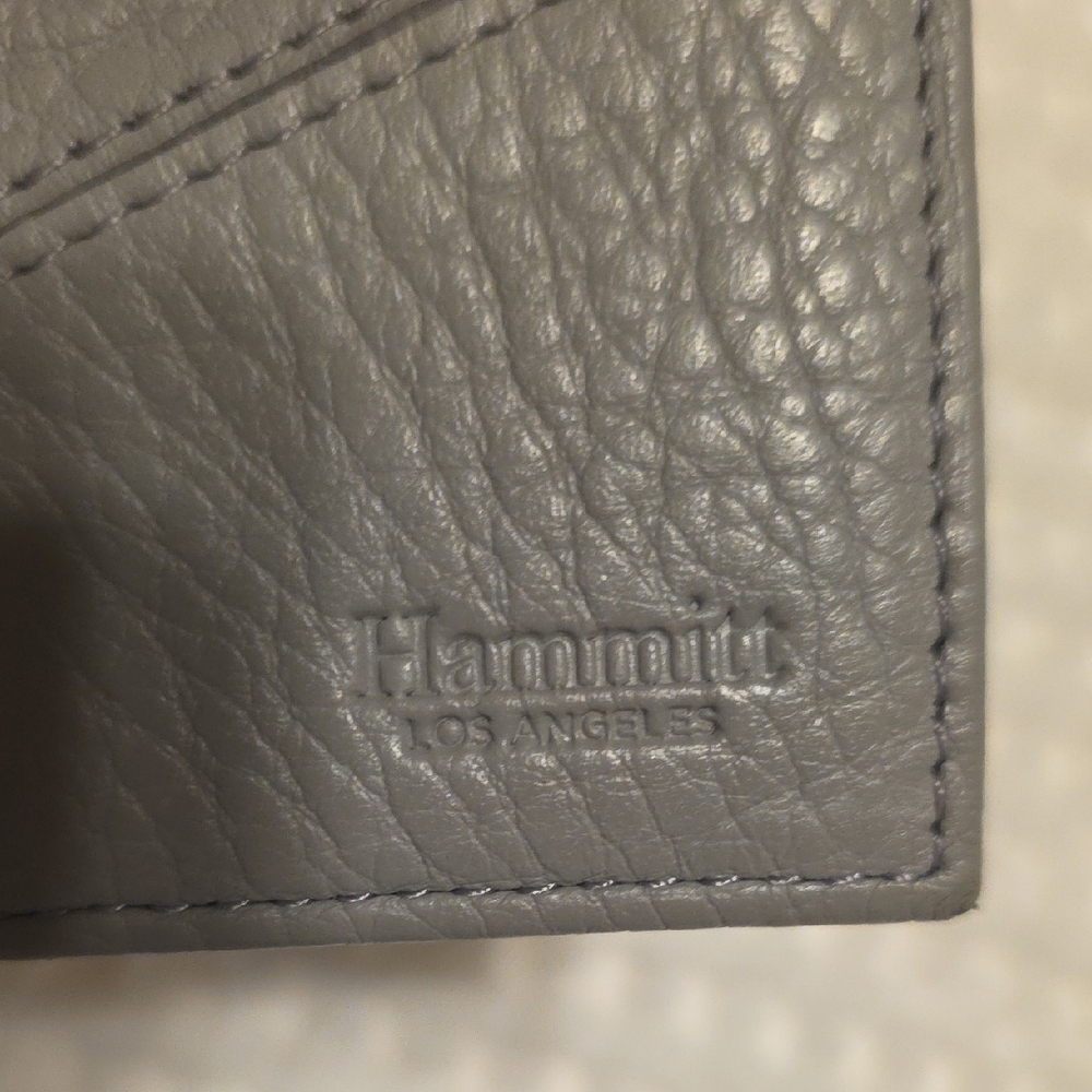 Hammitt Textured Gray Leather Card Holder - Picture 4 of 4